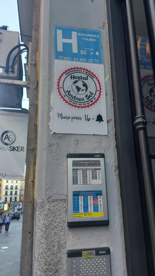 Hostal Andrea Sol Μαδρίτη Εξωτερικό φωτογραφία